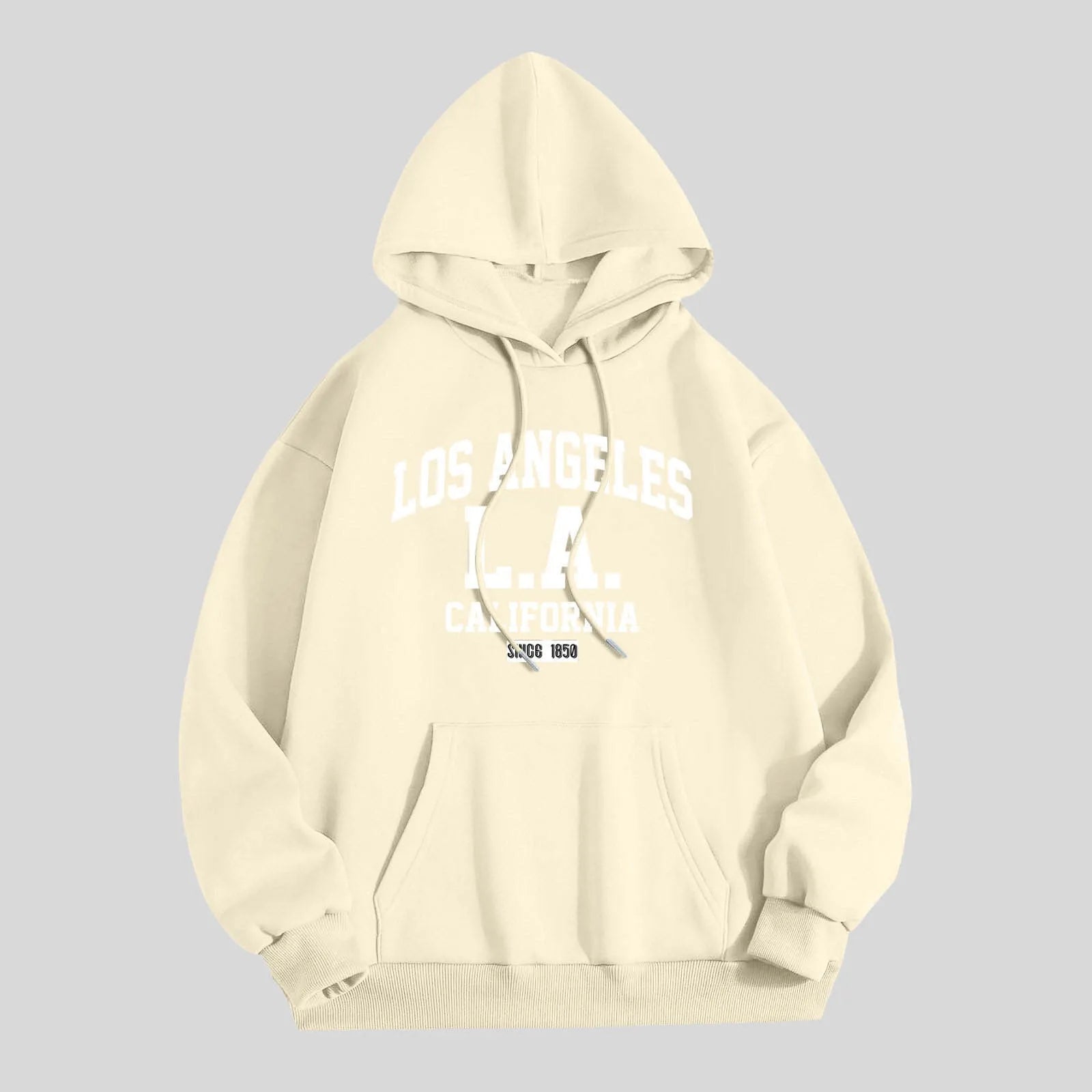 Brushed Letter Hoodie
